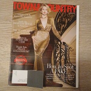 Town & Country Magazine USA Feb February 2025 CARRIE COON Cover NEW with Label